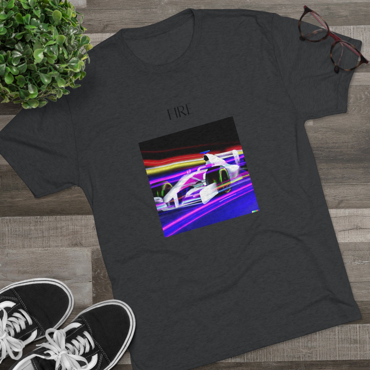 Formula One Neon Tri-Blend Crew T-Shirt