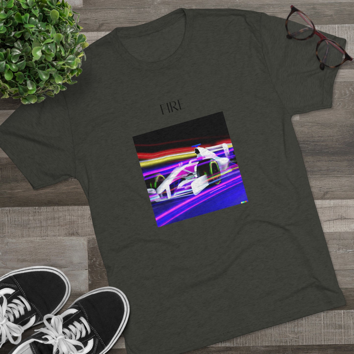 Formula One Neon Tri-Blend Crew T-Shirt