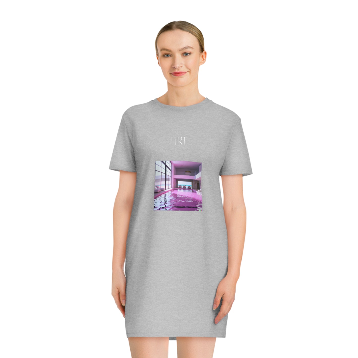 Pink Room Fire Spinner T-Shirt Dress