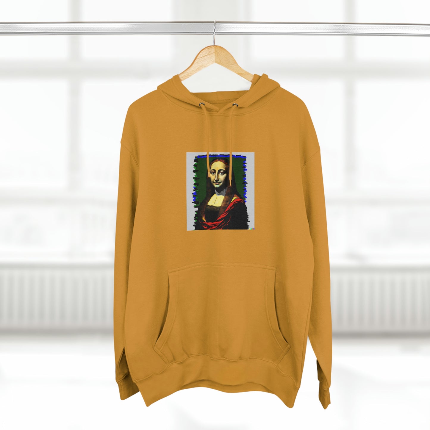 Mona Lisa Premium Pullover Hoodie