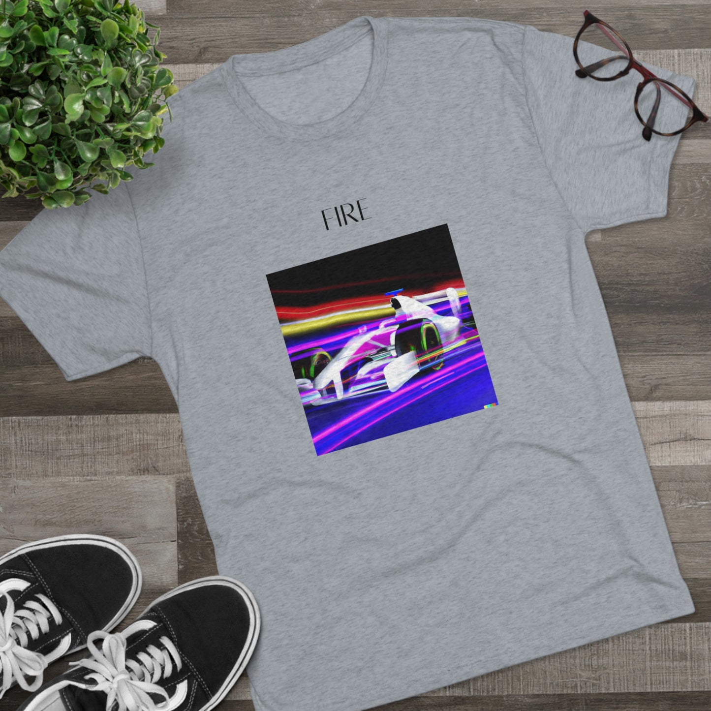 Formula One Neon Tri-Blend Crew T-Shirt