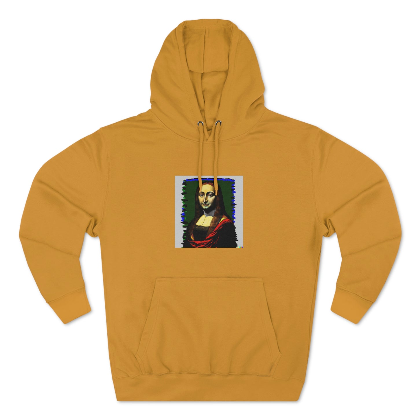 Mona Lisa Premium Pullover Hoodie