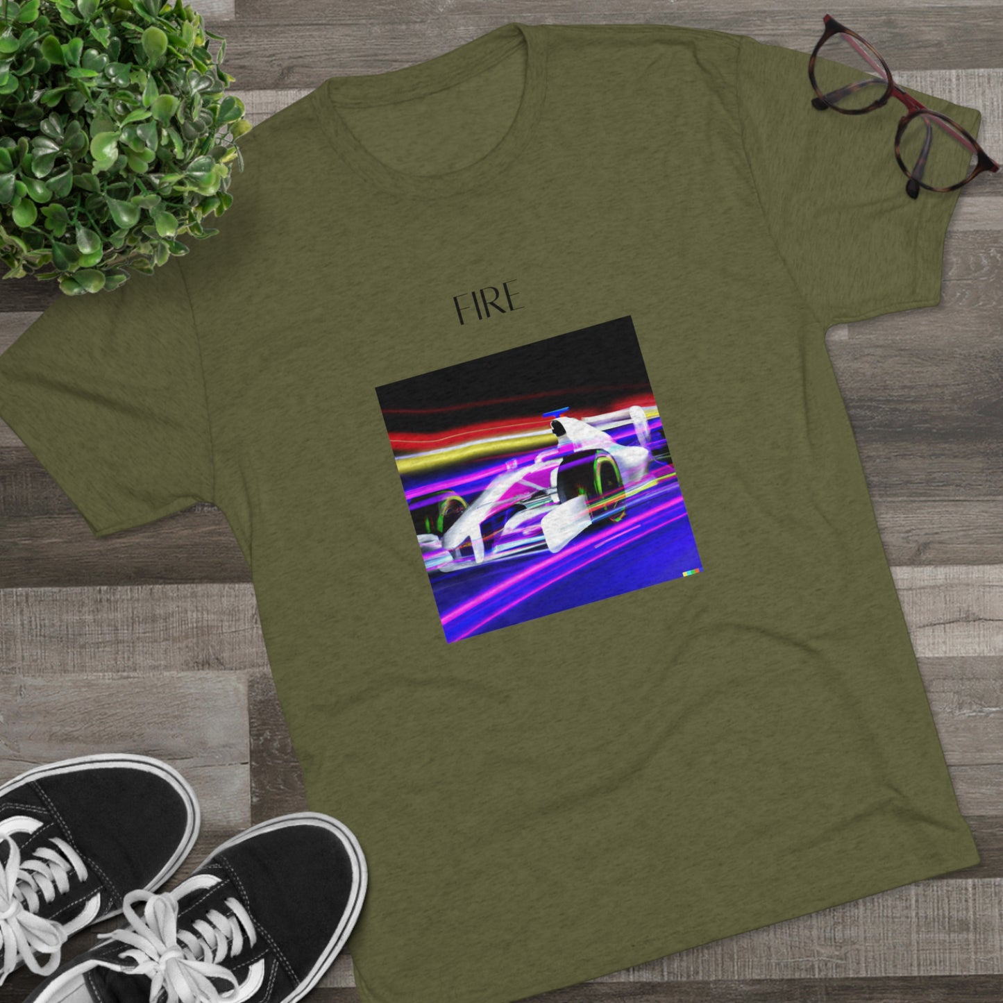 Formula One Neon Tri-Blend Crew T-Shirt