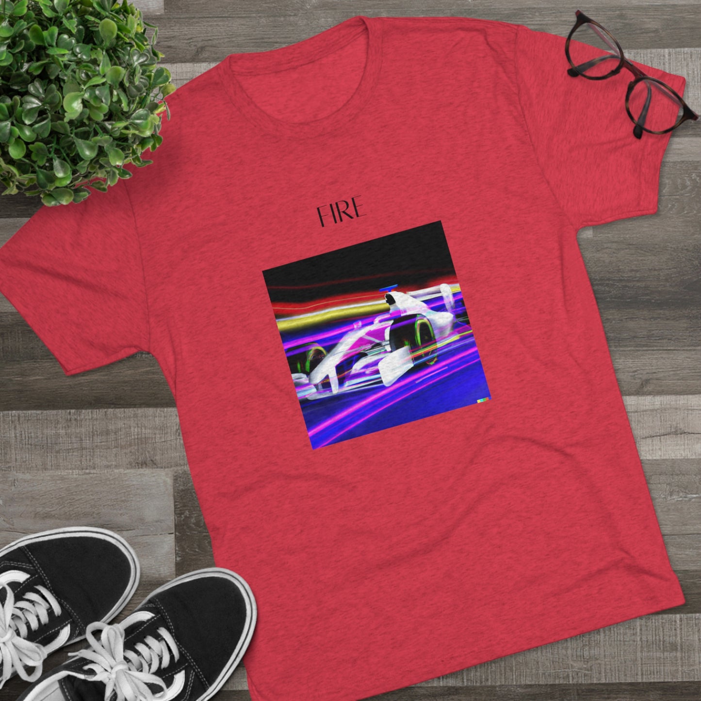 Formula One Neon Tri-Blend Crew T-Shirt