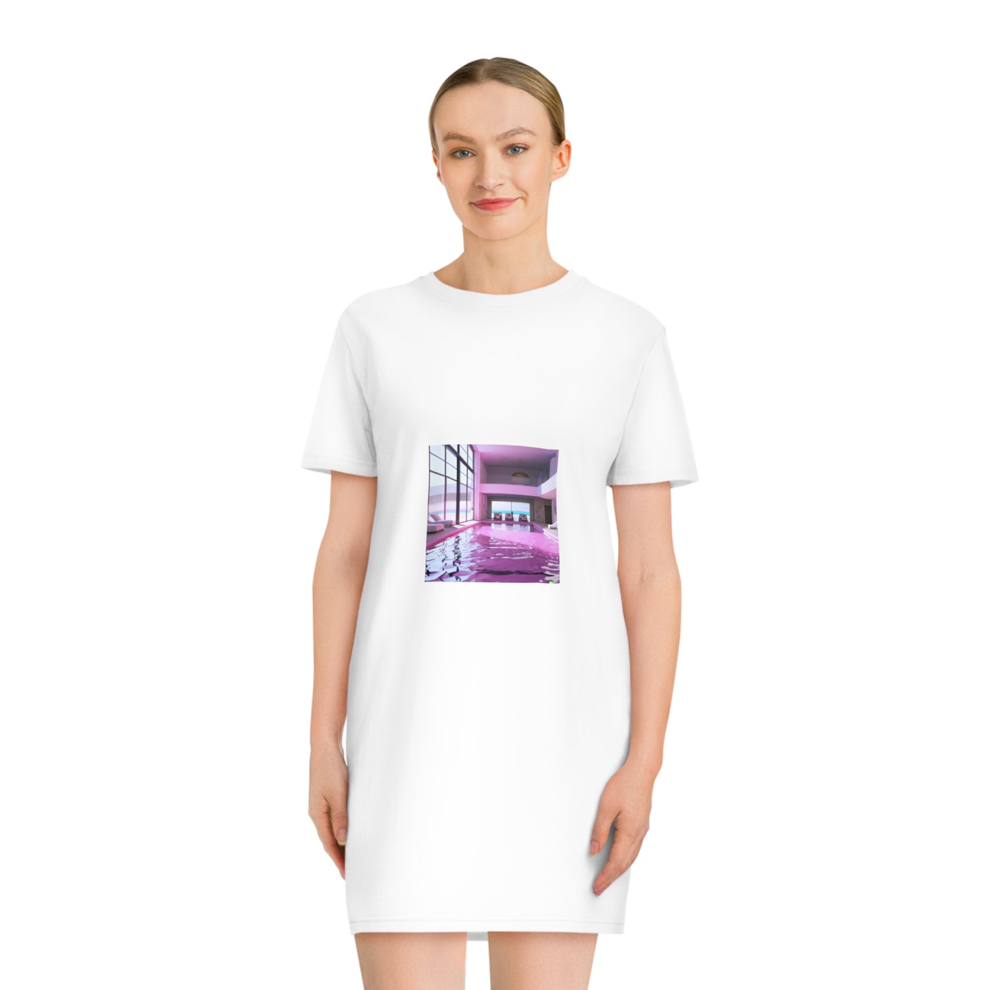 Pink Room Fire Spinner T-Shirt Dress