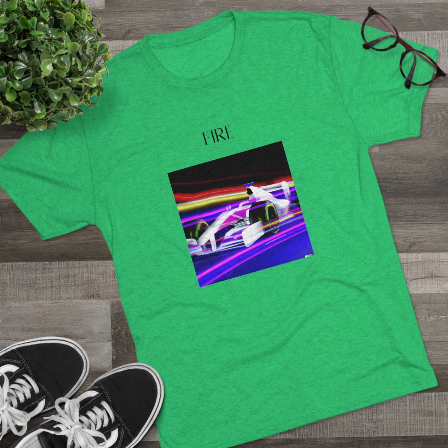 Formula One Neon Tri-Blend Crew T-Shirt