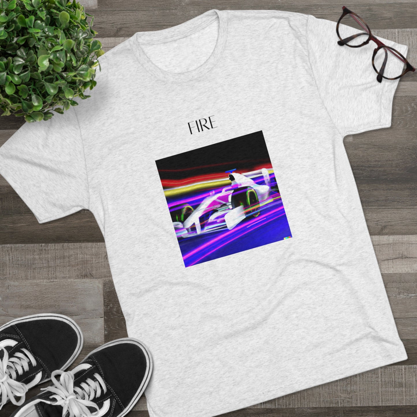 Formula One Neon Tri-Blend Crew T-Shirt